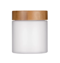 Pot Plastique 500ml effet givré + bouchon bambou
